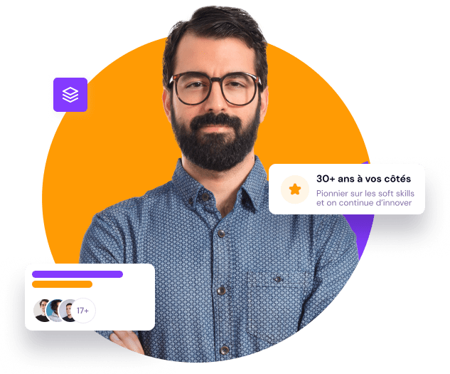 An expert proud and confident in the values he can bring to a customer